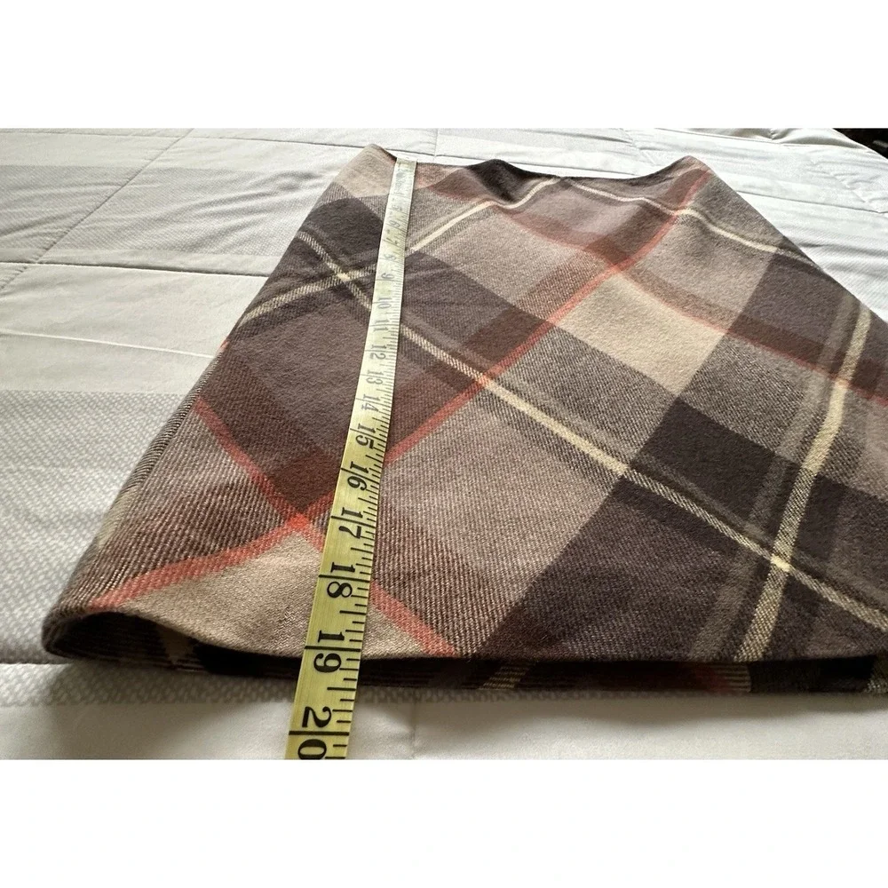 Talbots Skirt Womens 2 Petite Plaid Wool‎ Blend Lined Career Work Office READ